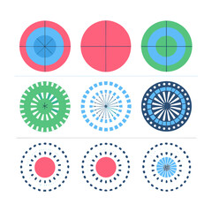 Halftone design elements
