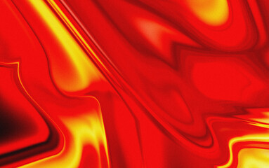 Red and yellow fiery abstract gradient backdrop with glowing molten waves, creative modern digital background art