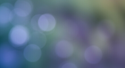 Obraz premium Abstract soft background with blurred lights and bokeh in shades of blue and green