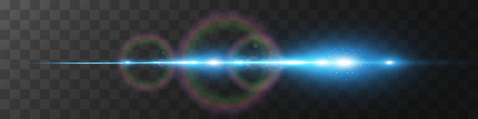 	
Blue horizontal glow effects resembling stars or suns with radiant highlights. Features light energy explosions and flares. Vector artwork ideal for digital, abstract, or futuristic designs.	
