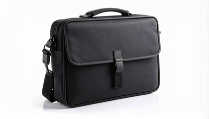 black leather briefcase