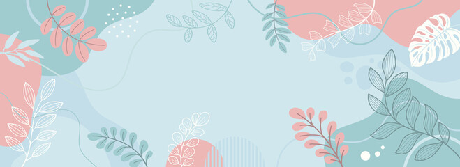Fototapeta premium Color abstract background. Template banner and cover for design.