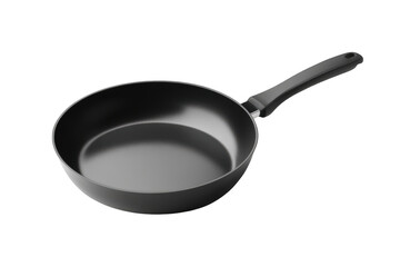 Professional nonstick frying pan skillet cookware for kitchen cooking utensil culinary needs stock image mockup photography isolated on transparent background