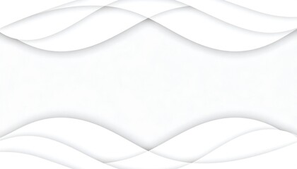 Fototapeta premium Abstract White Curves