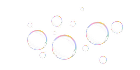 bubble transparent, soap bubbles,PNG.	