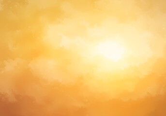 Abstract golden sunlight burst background with soft hues