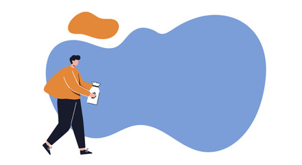 Man carrying a bag of pet food, showcasing responsible pet ownership and daily tasks for animal welfare. Ideal for pet industry and lifestyle content.