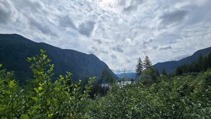 high mountain landscape