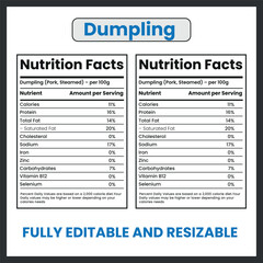 Dumpling Asian Food Illustration Vector Design