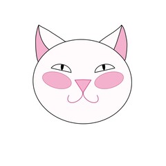 vector illustration of a cat