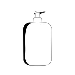 white plastic bottle