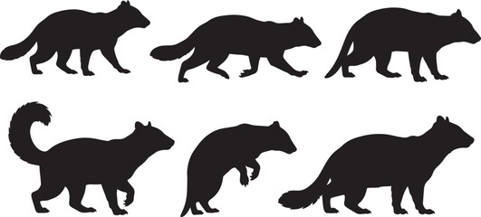 Fossa Silhouette Vector