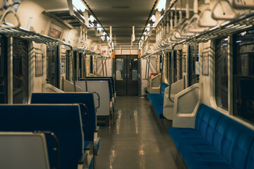 Fototapeta premium 電車内