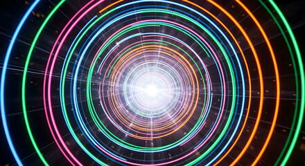 Abstract colorful circles