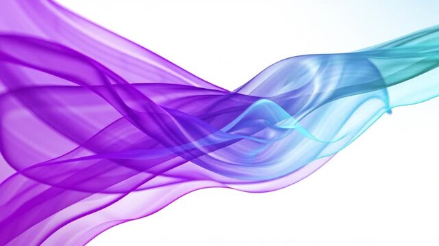 Flowing transparent multilayer cloth background