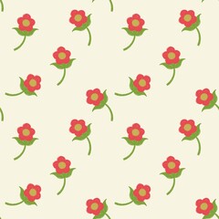seamless pattern with roses 3453