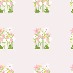 set of spring flowers 4534