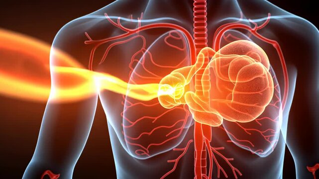 adrenal glands, hormone secretion, cortisol production. Gland function. Blood vessels dilate during stress response. Hormonal balance enhances metabolic processes. 3D medical render of adrenal