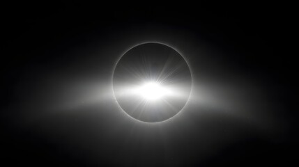 Total Solar Eclipse Corona Diamond Ring Effect with Sun Rays total eclipse astronomy