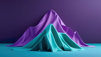 loth Covered Mountains – AI Generated Surreal 3D Landscape