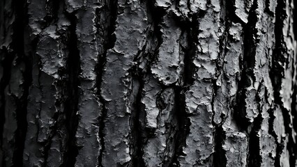 Obraz premium Rough bark texture detailed close up tree natural