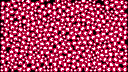 Hearts emoji icons falling animation on transparent background – repeated hearts filling the screen, motion for overlays, live streaming, promo videos, social media and fun projects. - Powered by Adobe