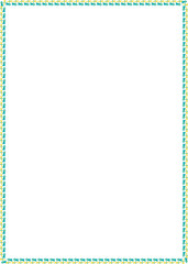 Turquoise and yellow sailboats create a neat repeating frame around a clean white background