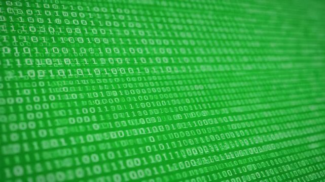 Digital background with binary code sequence, modern style.