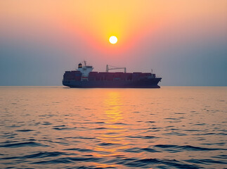 Fototapeta premium Containerschiff
