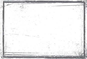 Vintage grunge border frame. Distressed texture background with old scratches and rough worn effect