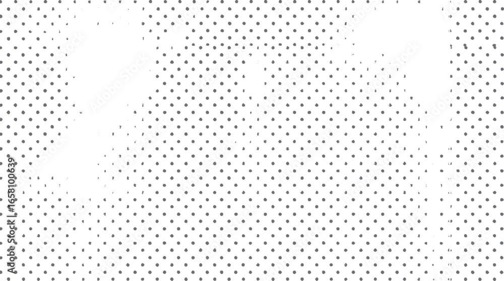 Poster retro halftone dot geometric pattern. seamless dotted grid background texture overlay for modern abs