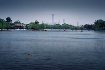 lake in Beijing city