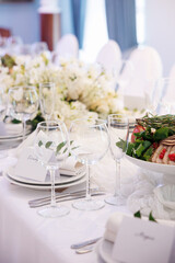 wedding table setting