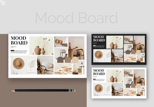 Minimal Mood Board Layout