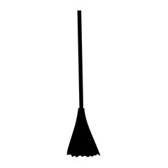 Broom Silhouette Illustration