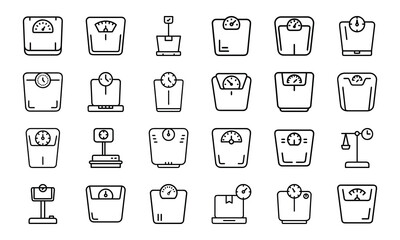 Medical Healthcare Line Icons Bundle Hospital Equipment, Doctor Tools, Patient Care, Emergency Services, Surgery, Pharmacy, First Aid, and Medicine Vector Pack