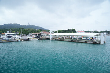 Obraz premium 沖縄県_西表島_上原港