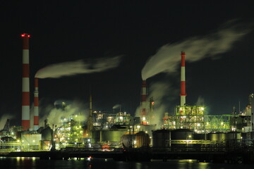 工場夜景