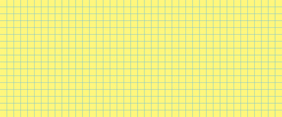 Paper notebook grid. Graph school pattern. Math empty sheet vector template square table.