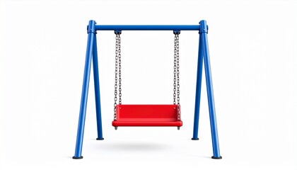 playground equipment isolated on white