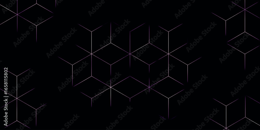Aufkleber hexagonal abstract technology background. modern and futuristic glowing hexagonal vector design. vec