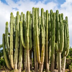 Cactus Cluster, Sunny Outdoor Scene