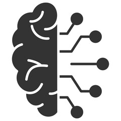 Machine Learning Glyph Icon