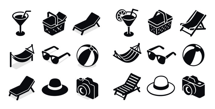 Tourism Icons Grid
