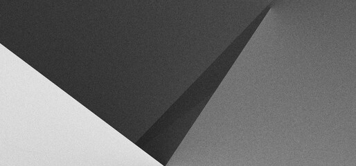 Black white grainy background, monochrome gray noisy texture dark grunge banner, header poster cover backdrop design	
