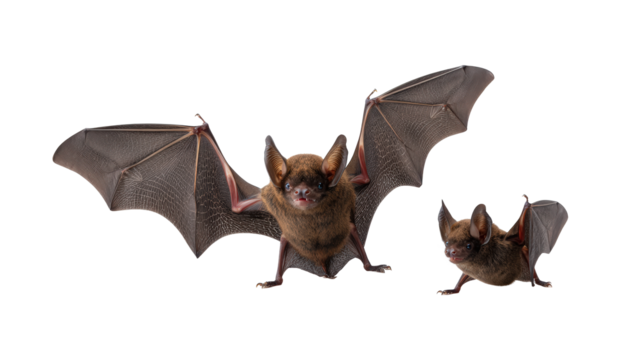 Halloween bat illustration isolated on transparent background