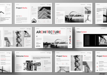 Architecture Presentation Template Layout