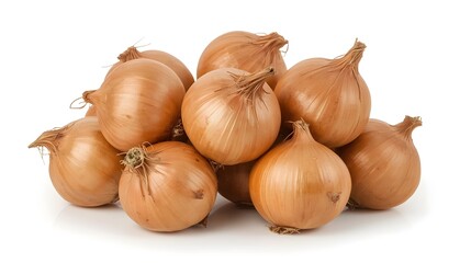 Fototapeta premium Fresh Onion Isolated on White Background – Premium Vegetable Photography