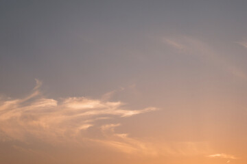 sunset sky, cloudy sky, simple photos of sky, antenna, roof, clouds
