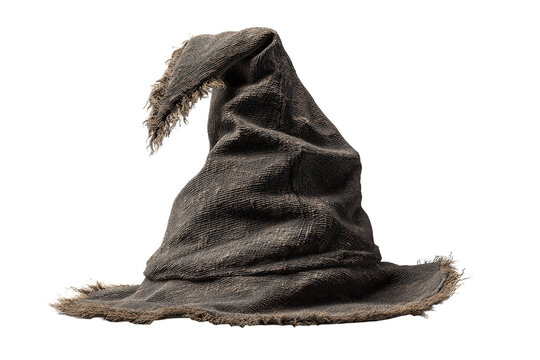 Halloween sorting hat isolated on transparent background
